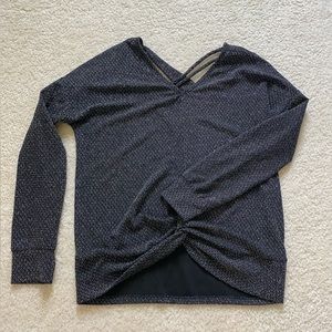 Women’s Shimmery Black Blouse